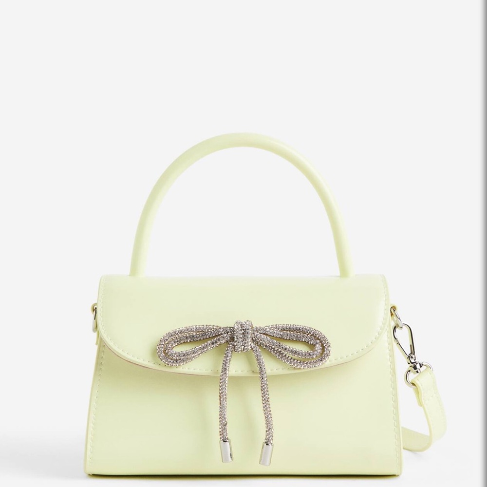 H&M Pastel Mini Bags with Elegant Bow Detail Coquette Self Portrait Vibes NWT